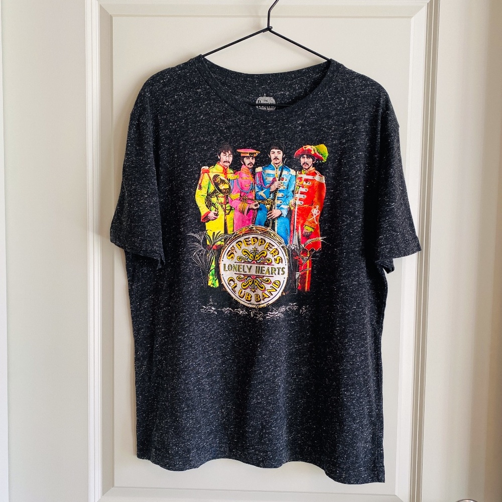 The Beatles Short Sleeve Graphic Band Tee Unisex L